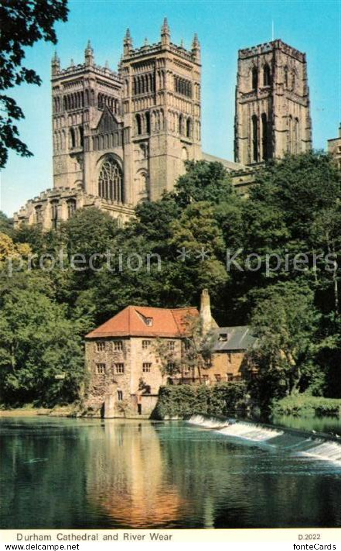 73062941 Durham UK Cathedral And River Wear  - Andere & Zonder Classificatie