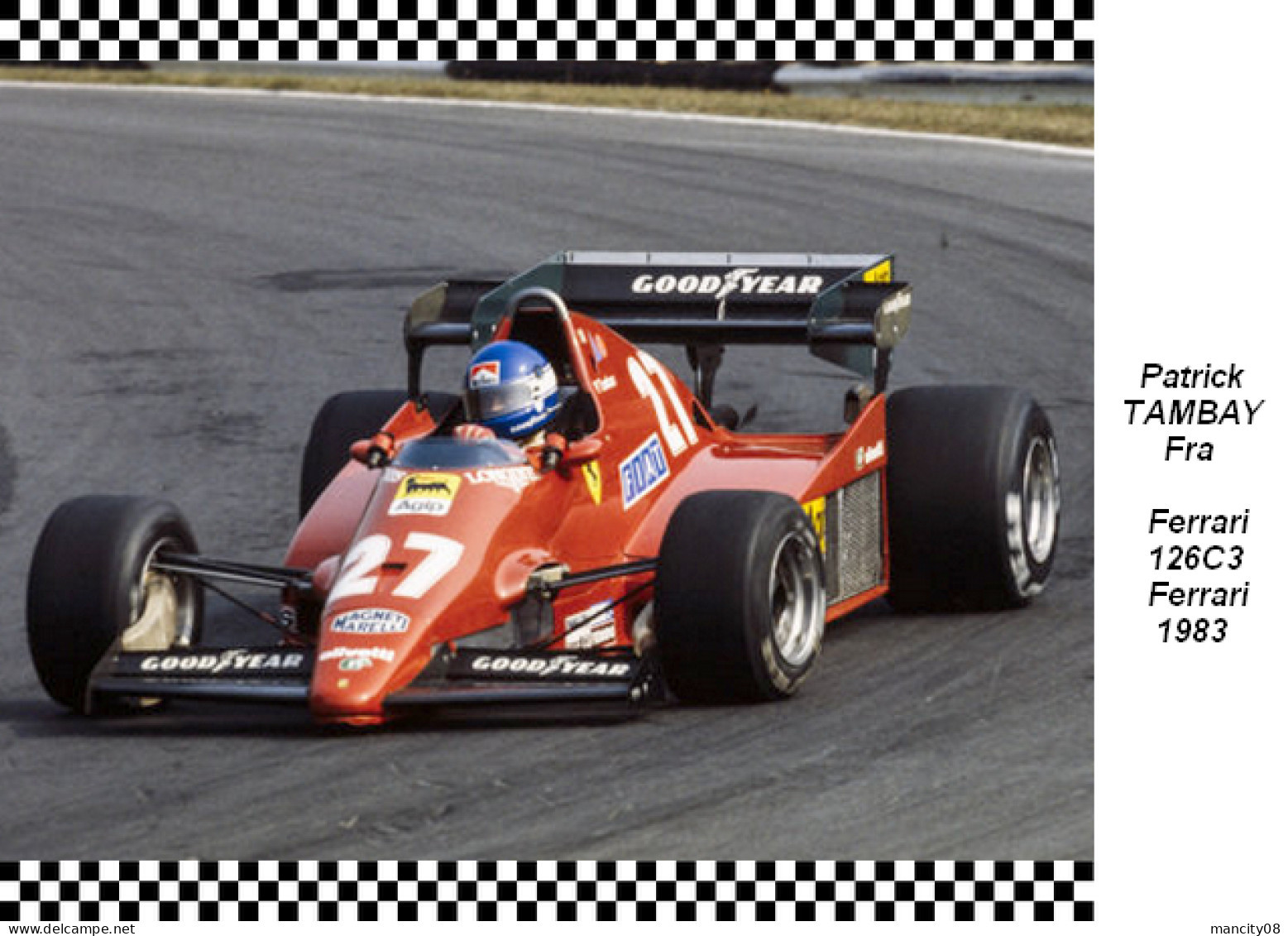 Patrick  Tambay   Ferrari   126C3   1983 - Grand Prix / F1