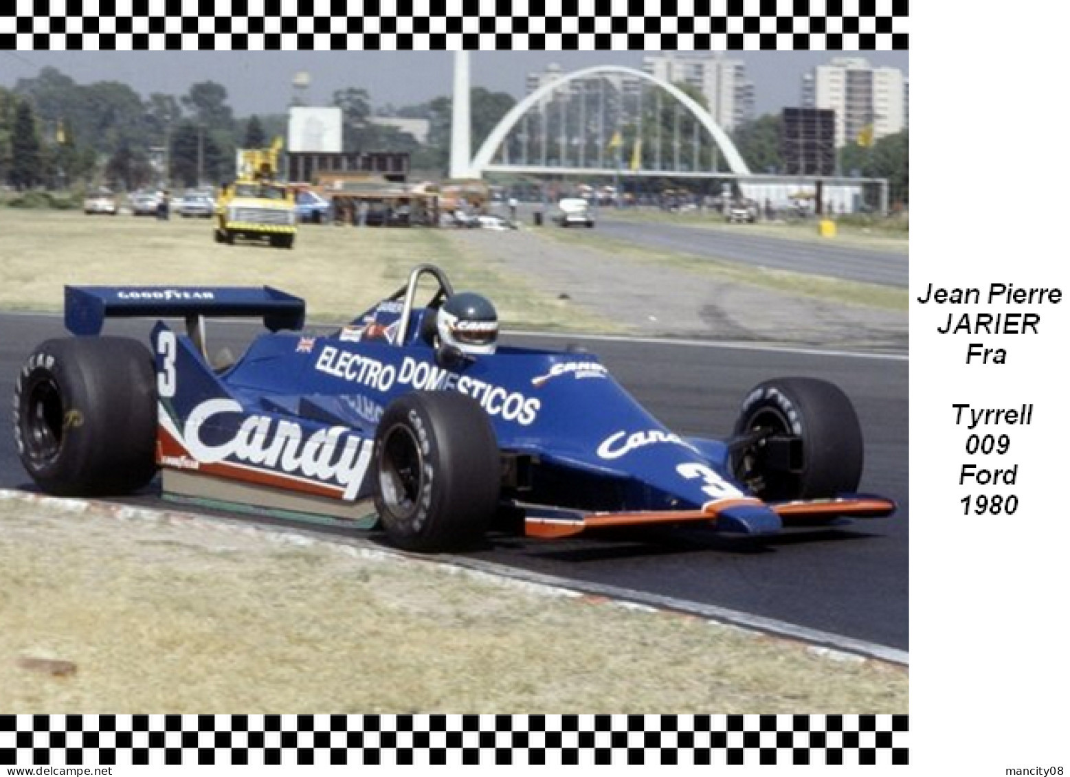 Jean Pierre  Jarier  Tyrrell 009 1980 - Grand Prix / F1