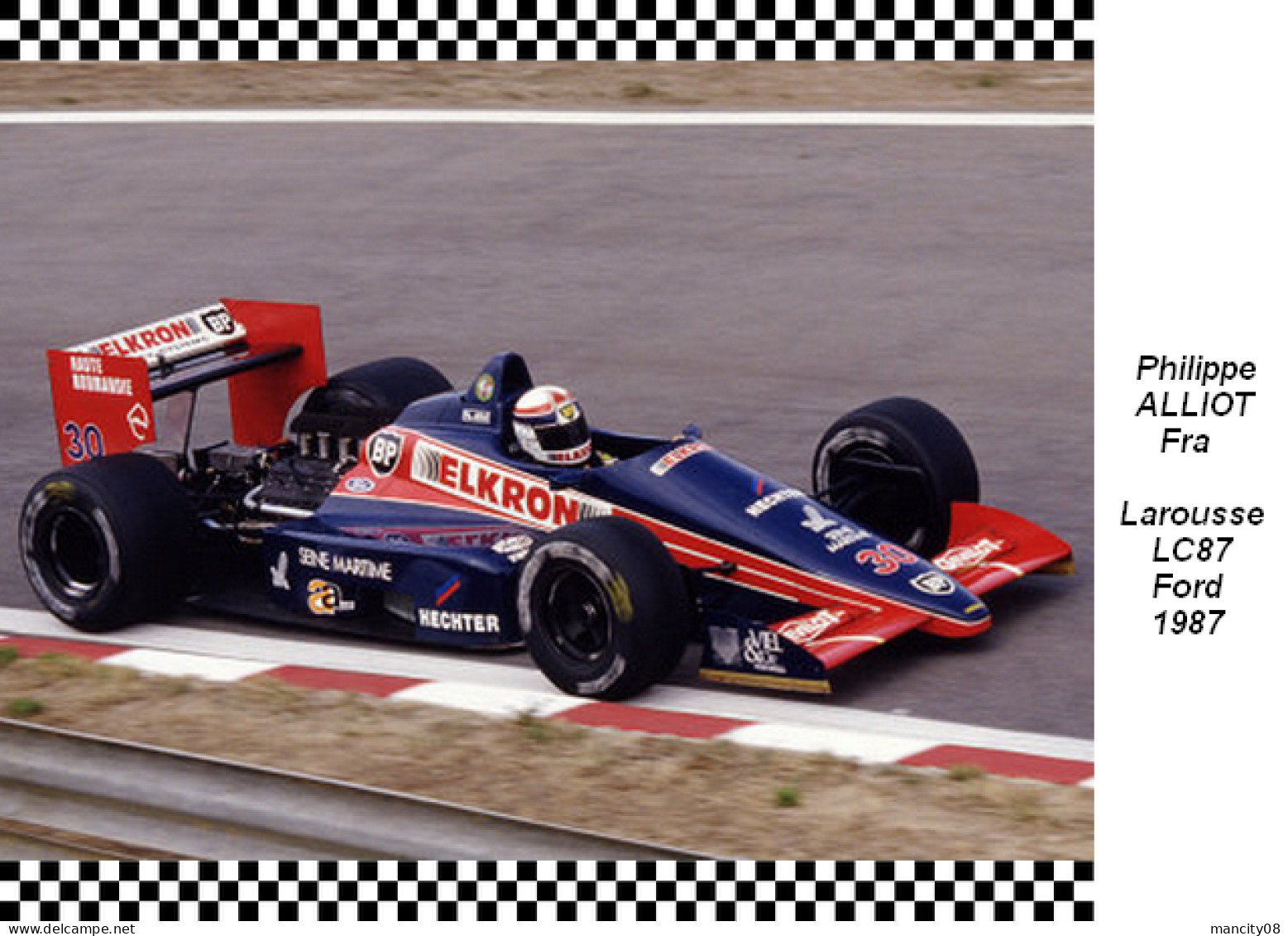 Philippe Alliot  Larousse LC87 1987 - Grand Prix / F1