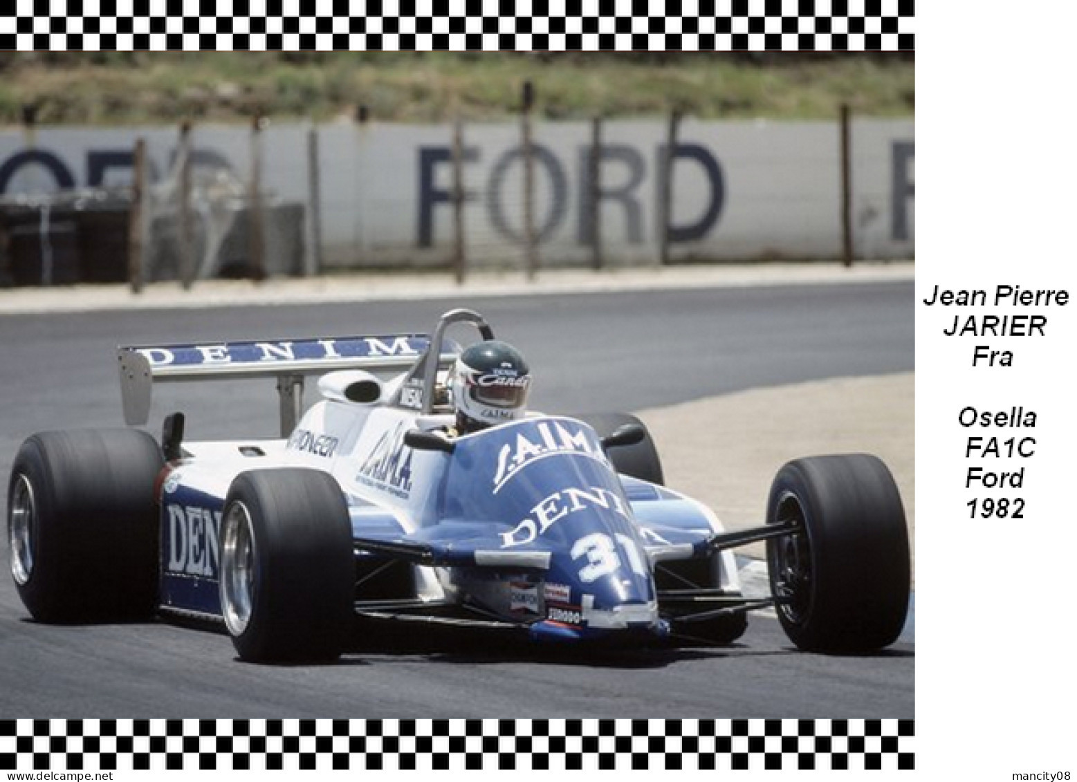 Jean Pierre  Jarier  Osella FA1C 1982 - Grand Prix / F1