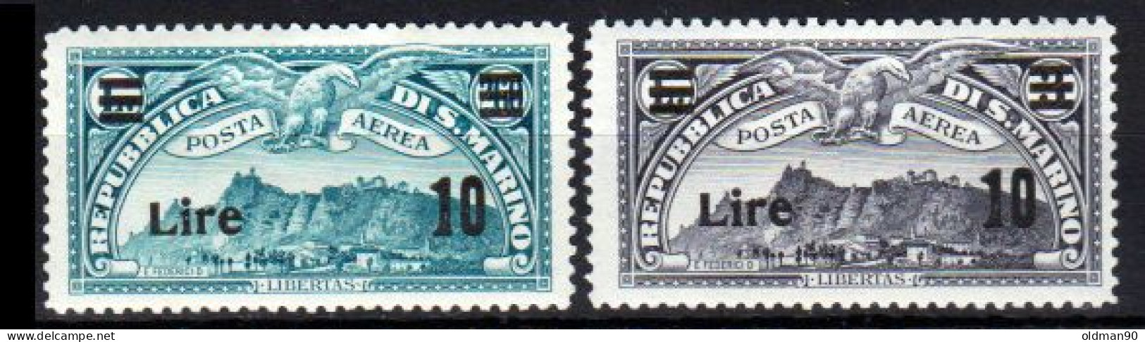 San-Marino-F0146 - Valori Del 1942 (++) MNH - Qualità A Vostro Giudizio. - Luftpost