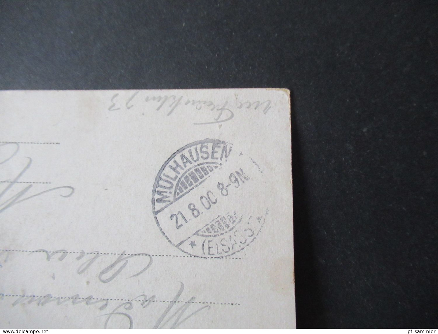 1900 Österreich / Bosnien - Herzegowina AK Mostar Marke Mit Federzug! Stempel Zug D. Tuzla - Doboj - Mülhausen Elsass - Bosnia And Herzegovina