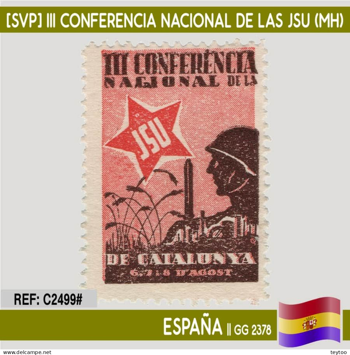 C2499# España [SVP] III Conferencia Nacional De Las J.S.U. (MH) - Republican Issues