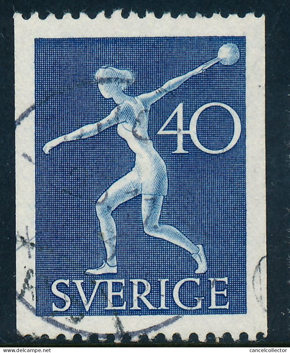 Sweden Suède Sverige: Facit 447, 40ö Blue Athletic Federation, F-VF Used (DCSV00445) - Used Stamps