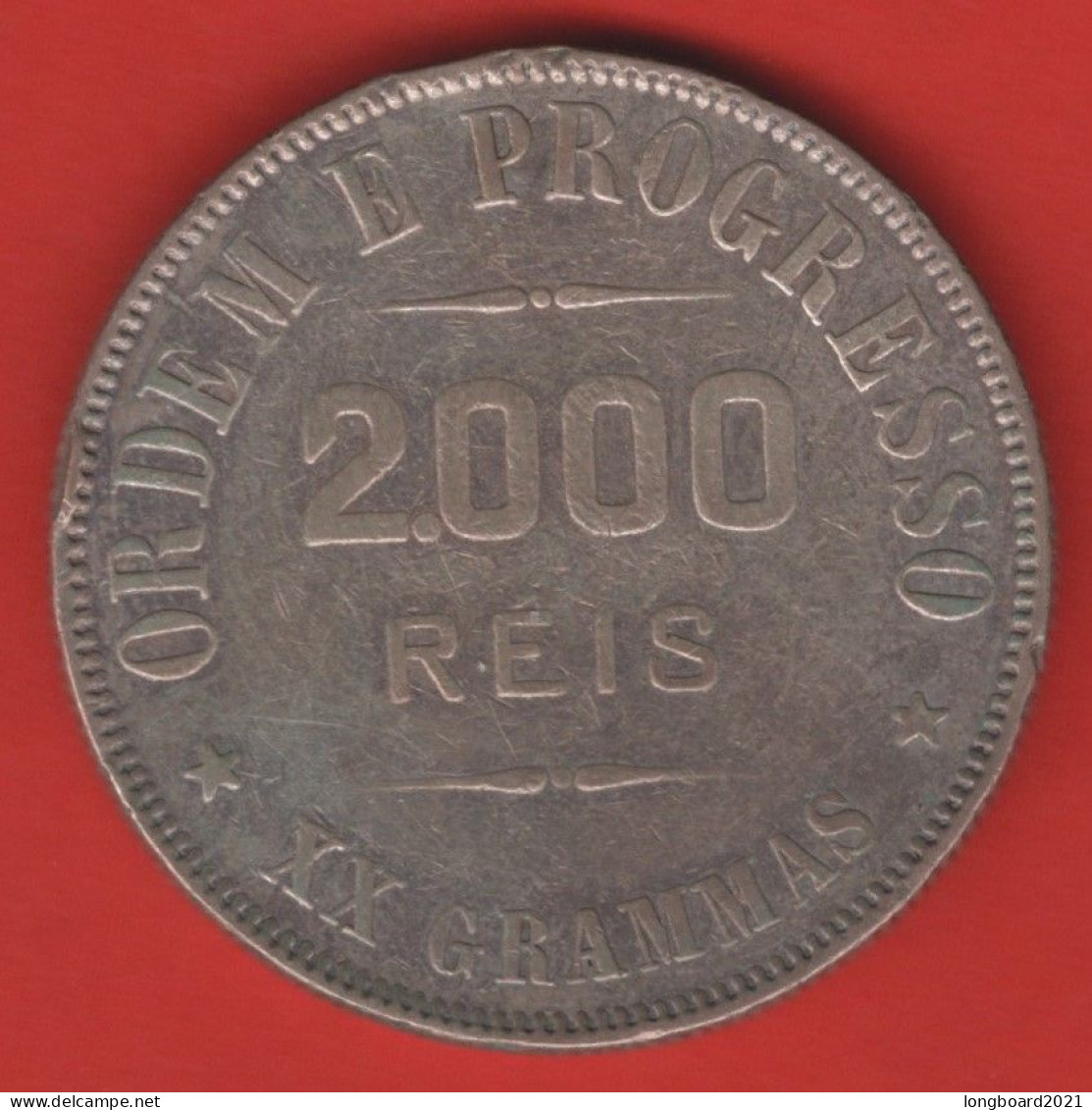 BRAZIL - 2000 REIS 1911 - Brazilië