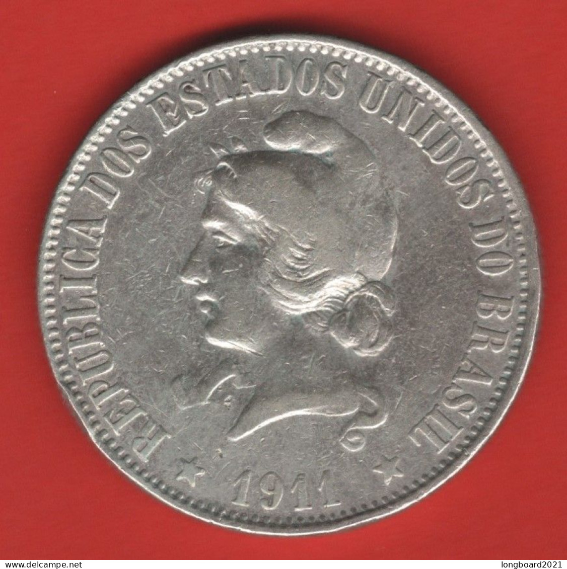 BRAZIL - 2000 REIS 1911 - Brésil