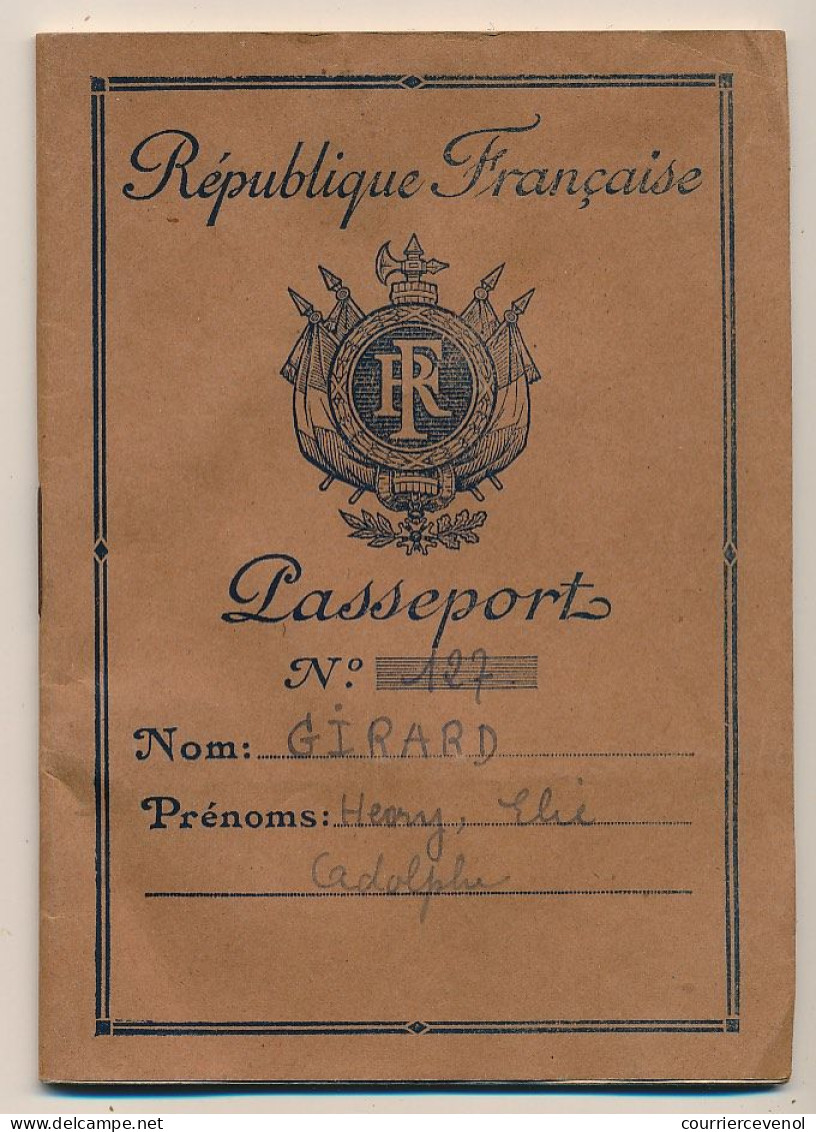 FRANCE - Passeport à L'étranger 580F - Rochefort-sur-Mer (Charente Maritime) - 1950 - Zonder Classificatie