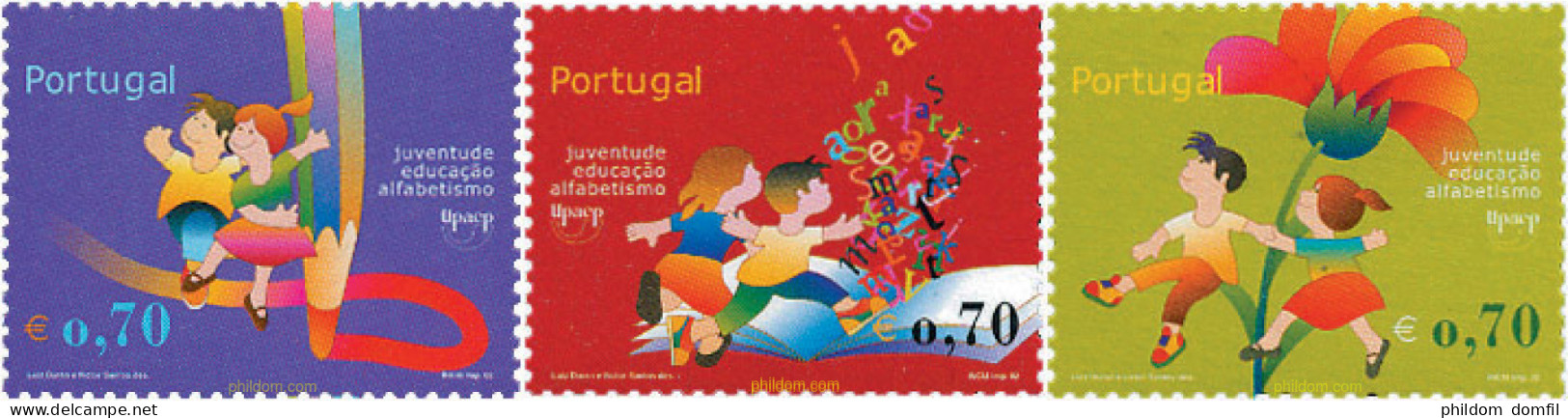 129362 MNH PORTUGAL 2002 AMERICA-UPAEP 2002 - EDUCACION Y ANALFABETISMO - Andere & Zonder Classificatie