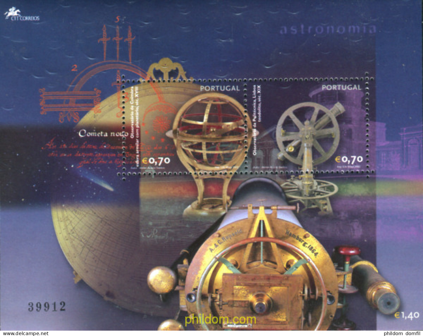 135922 MNH PORTUGAL 2002 ASTRONOMIA - Autres & Non Classés