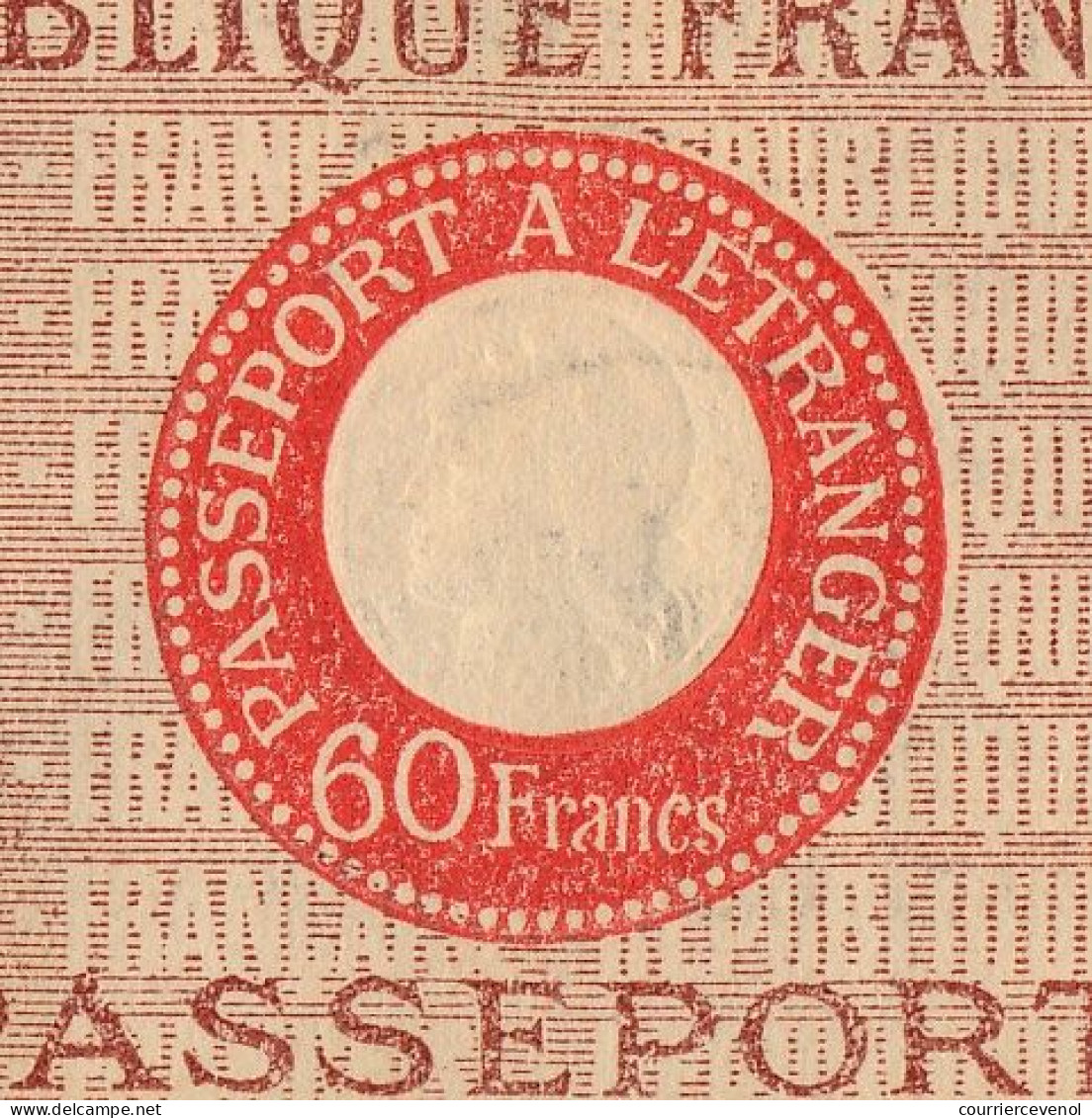 FRANCE - Passeport à L'étranger 60F Vichy (Allier) 1946 + 500f (sans Légende) Pour Renouvellement + Visa Suisse - Cartas & Documentos