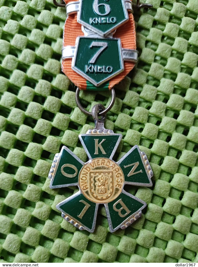 1 X  Medaille-  Avondvierdaagse K.N.B.L.O , 6+7 -  Original Foto  !! - Altri & Non Classificati