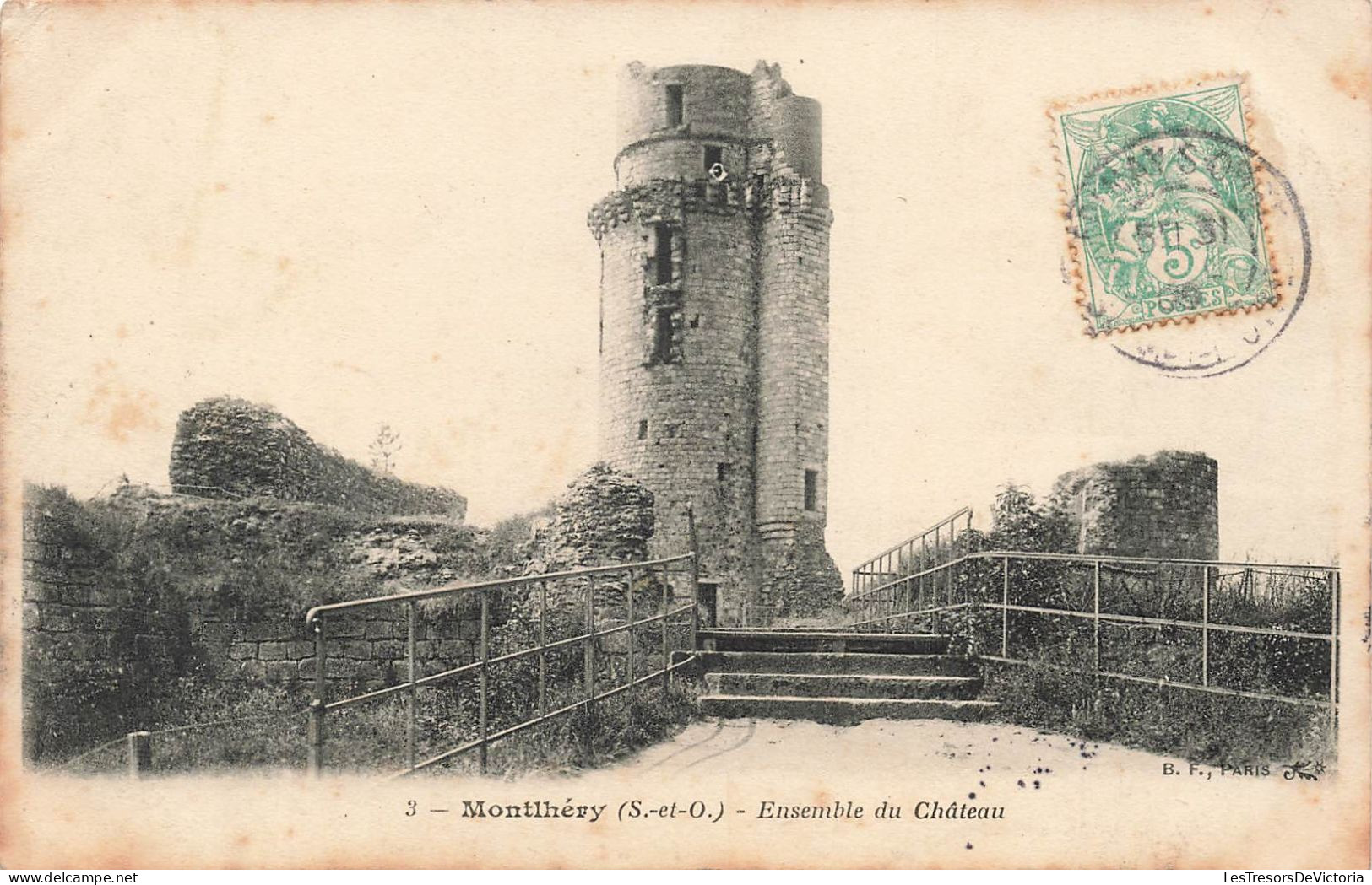 FRANCE - Montlhéry - Vue D'ensemble Du Château  - Carte Postale Ancienne - Montlhery