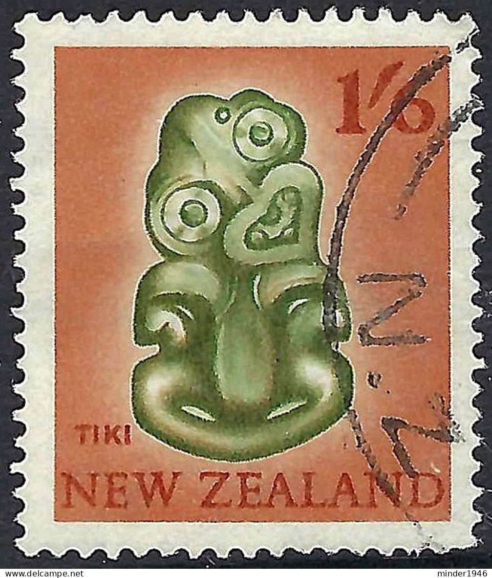 NEW ZEALAND 1960 1/6 Olive-Green & Orange-Brown, "Tiki" SG793 FU - Used Stamps