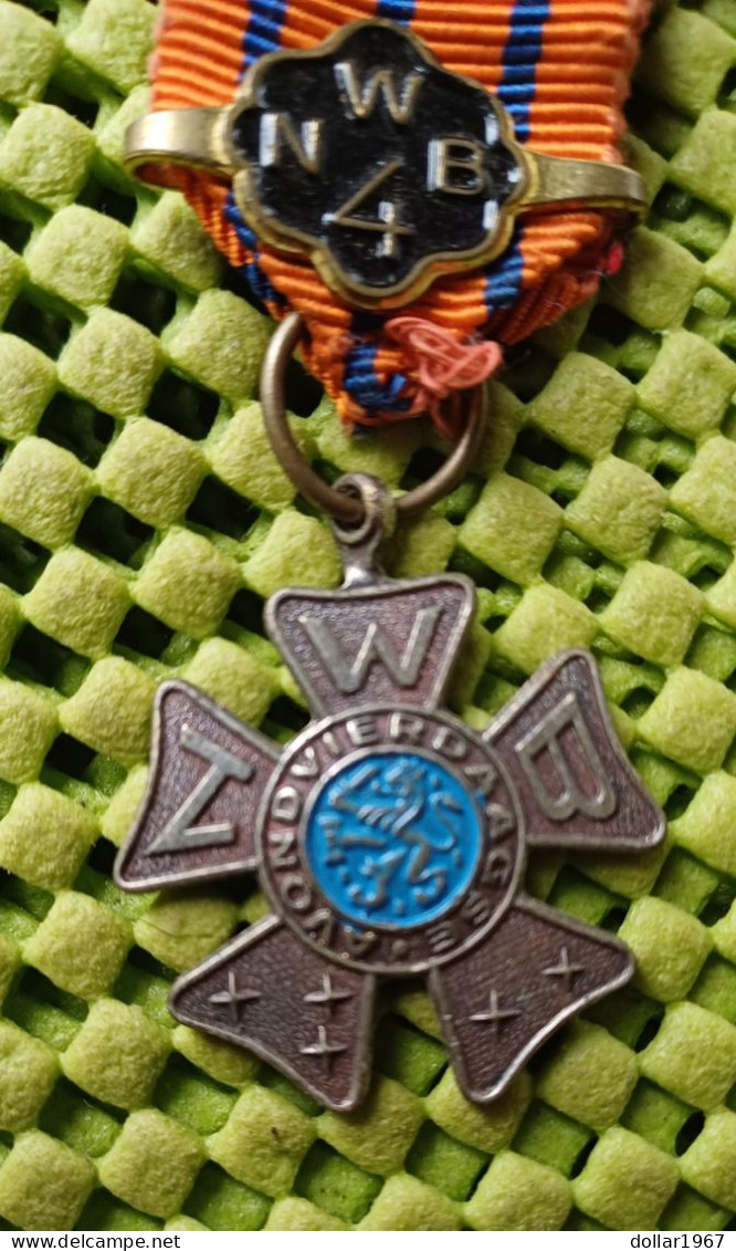1 X  Medaille- Avondvierdaagse N.W.B + 2-4 -  Original Foto  !! - Altri & Non Classificati