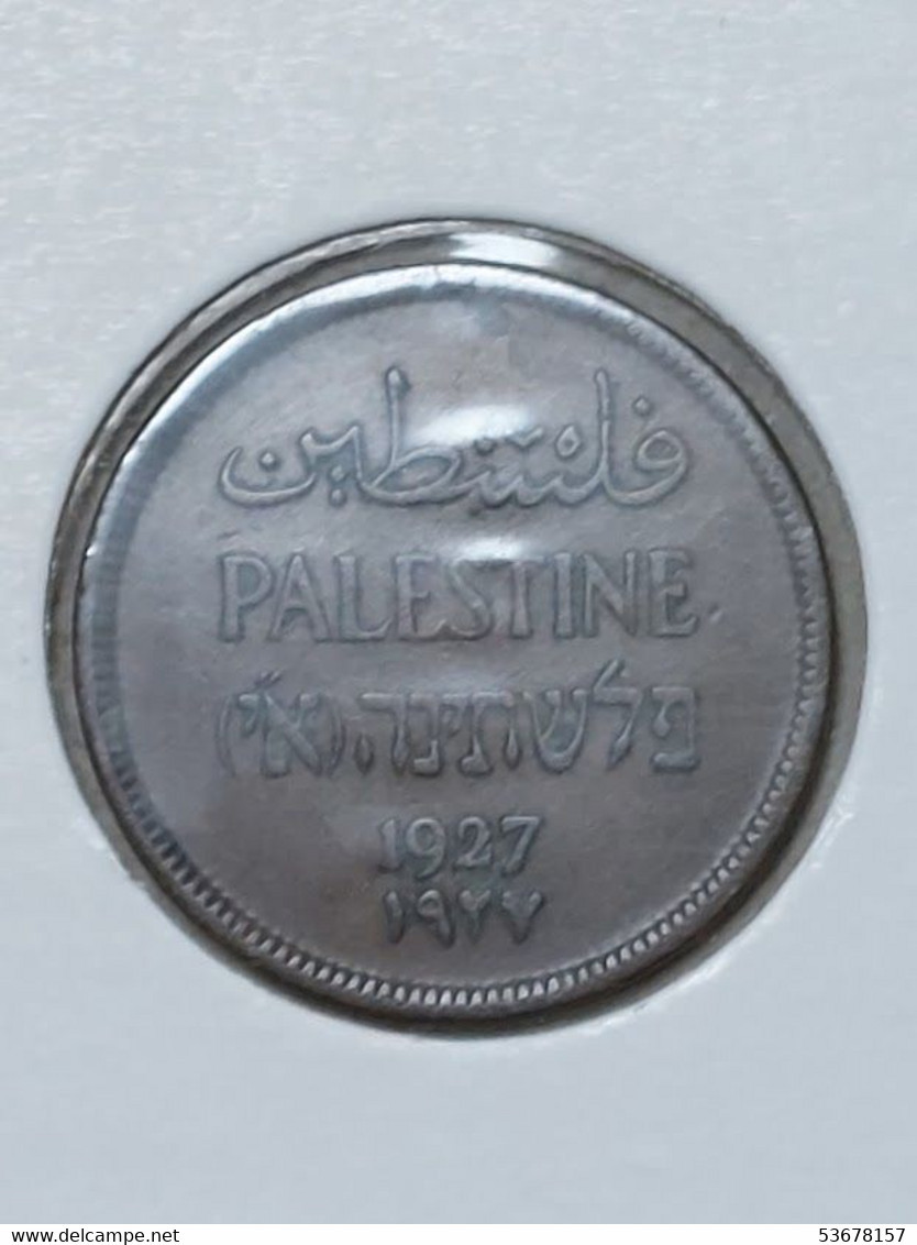 Palestine - 1 Mil, 1927, KM# 1 - Otros – Asia