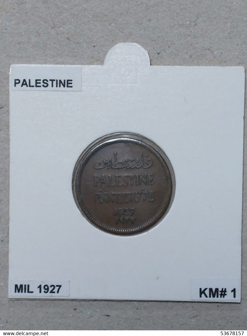 Palestine - 1 Mil, 1927, KM# 1 - Autres – Asie