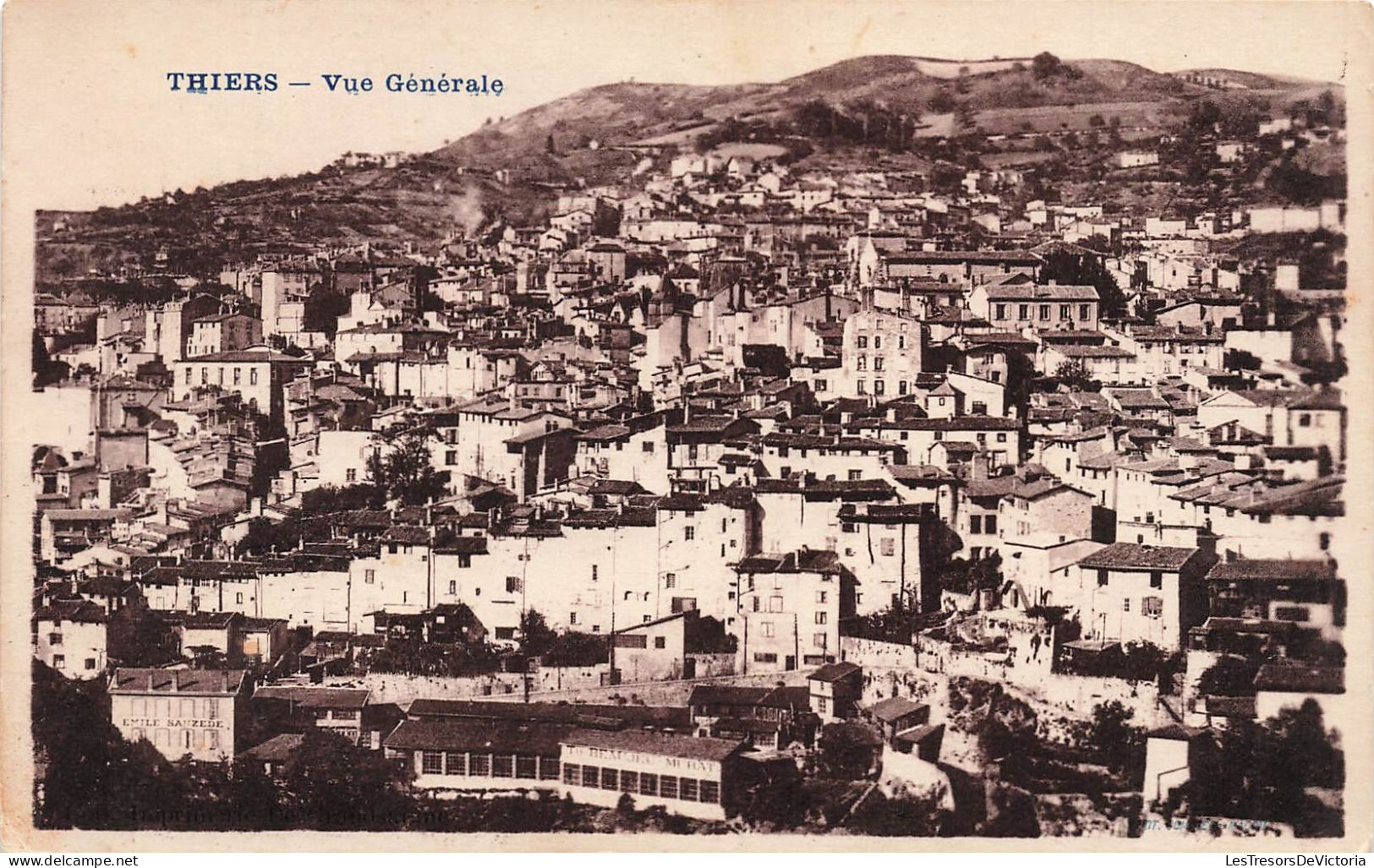 FRANCE - Thiers - Vue Générale De La Ville - Carte Postale Ancienne - Thiers