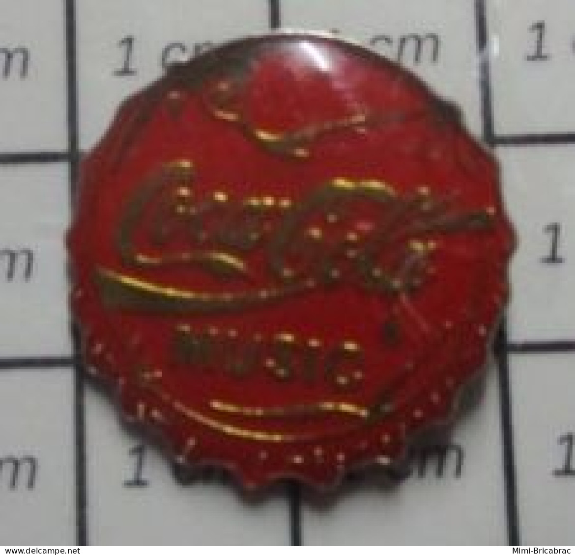 617 Pin's Pins / Beau Et Rare /  COCA-COLA / CAPSULE COCA-COLA MUSIC Par ESSO - Coca-Cola