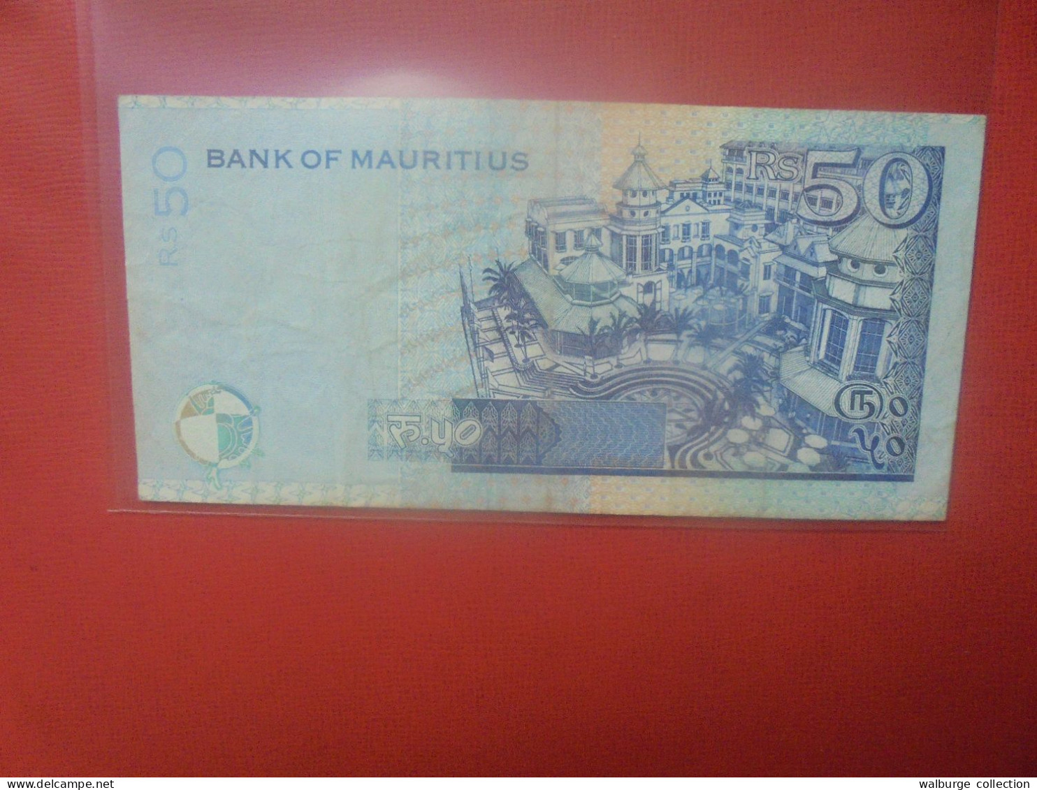 MAURITIUS 50 RUPEES 2001 Circuler (B.32) - Mauricio