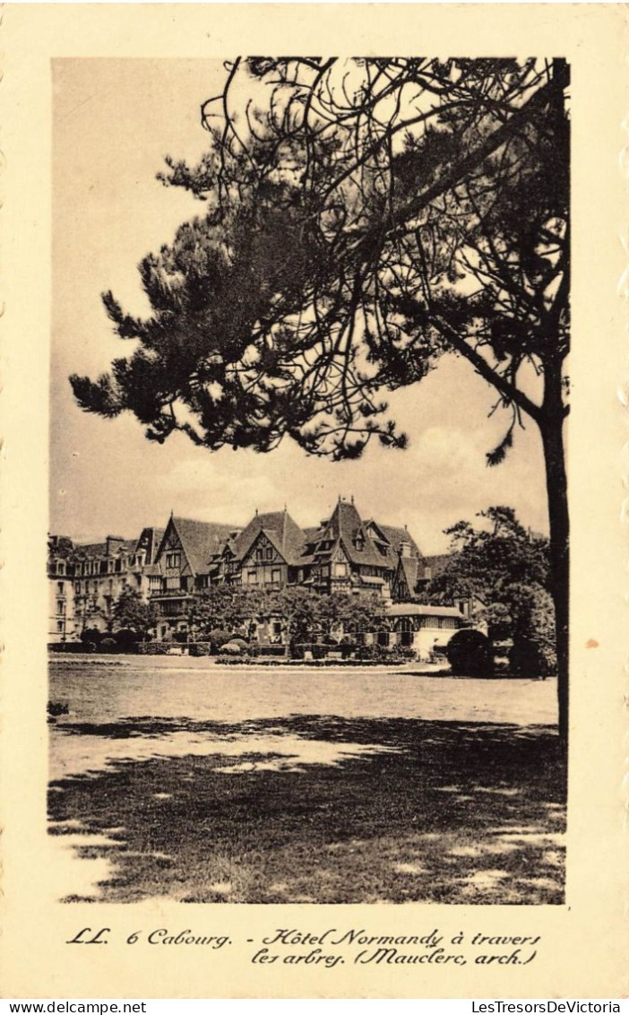 FRANCE - Cabourg - Hôtel Normandy à Travers Les Arbres (Mauclerc Arch) - Carte Postale Ancienne - Cabourg