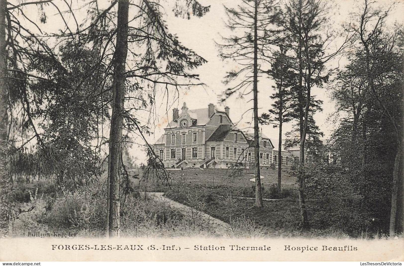 FRANCE - Forges Les Eaux - Station Thermale - Hospice Beaufils - Carte Postale Ancienne - Forges Les Eaux