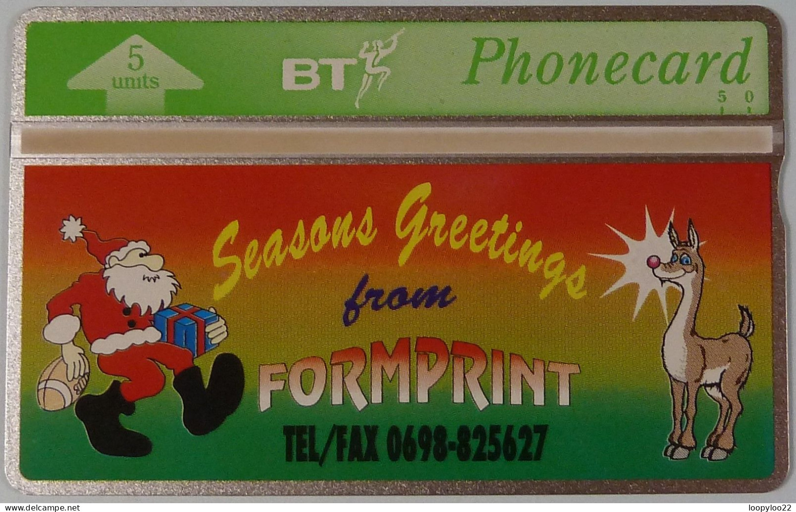 UK - Great Britain - BT & Landis & Gyr - BTP195 - Formprint Christmas 1993 - 309G - 500ex - Mint - BT Privé-uitgaven