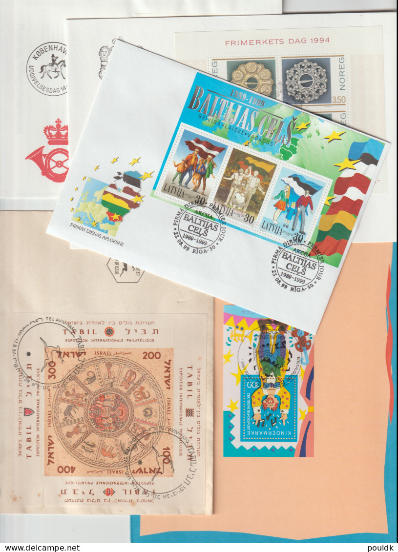 Ten Covers Franked W/Souvenir Sheet. Postal Weight 0,098 Kg. Please Read Sales Conditions Under Image Of Lot (004-26) - Collections (sans Albums)