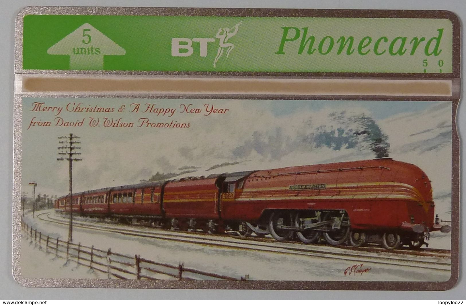 UK - Great Britain - BT & Landis & Gyr - BTP200 - Train - DW Wilson Promotions - Christmas 1993 - 310K - 500ex - Mint - BT Emissions Privées