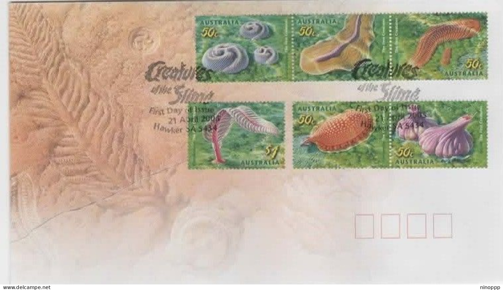 Australia 2005 Creature Of The Slime  FDC - Marcofilia