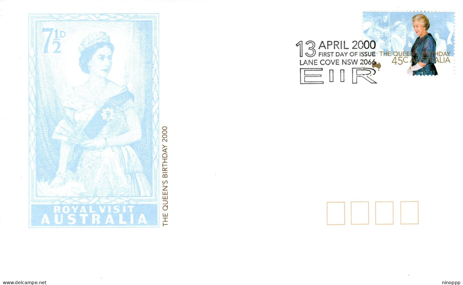 Australia 2006  Royal Visit,Lane Cove Postmark,FDI - Marcofilia