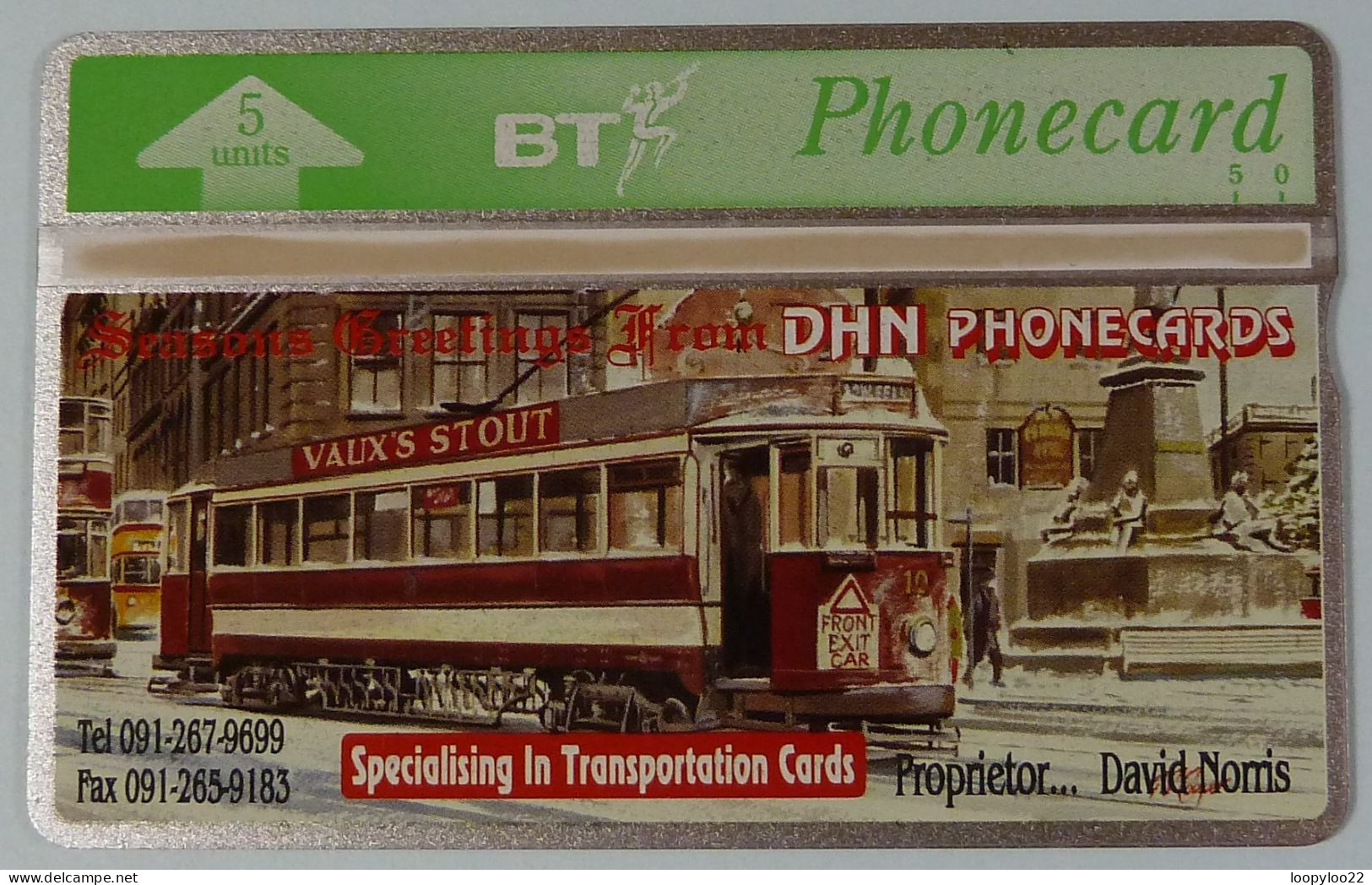 UK - Great Britain - BT & Landis & Gyr - BTP205 - Tram - DHN Phonecards, Christmas 1993 - 311D - 500ex - Mint - BT Private