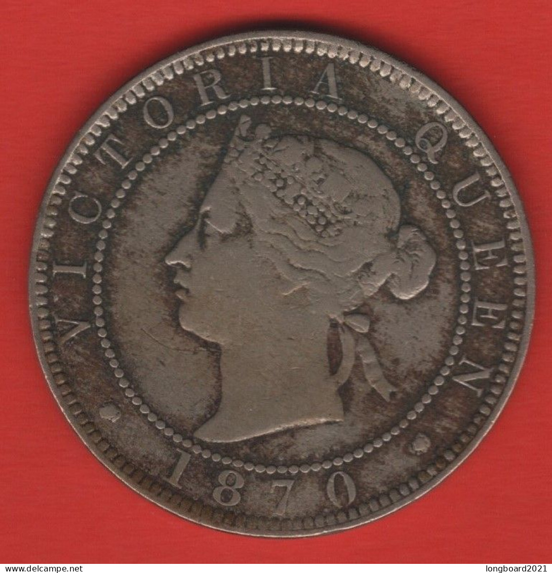 JAMAICA - 1 PENNY 1870 - Colonias