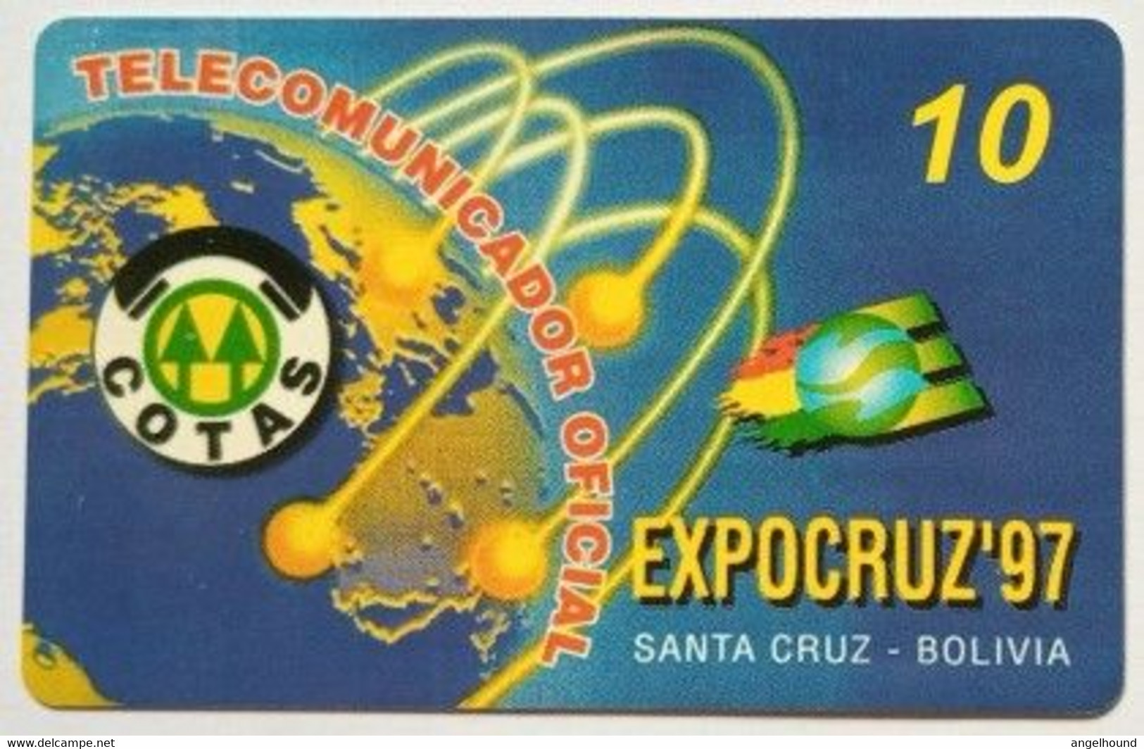 Bolivia 10 Unit COTAS Ltda. Expo Cruz '97, Sta. Cruz, Bolivia - Bolivien