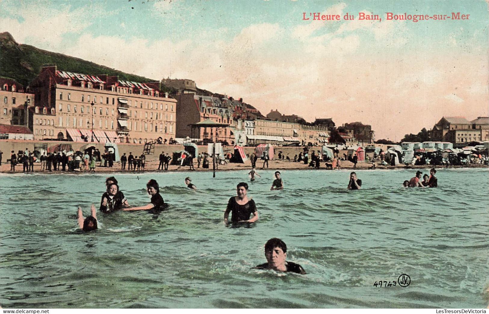 FRANCE - Boulogne Sur Mer - L'heure Du Bain - Carte Postale Ancienne - Boulogne Sur Mer