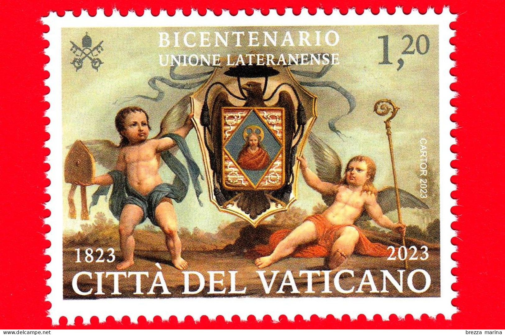 Nuovo - MNH - VATICANO - 2023 - 200 Anni Dell'unione Lateranense – 1.20 - Neufs