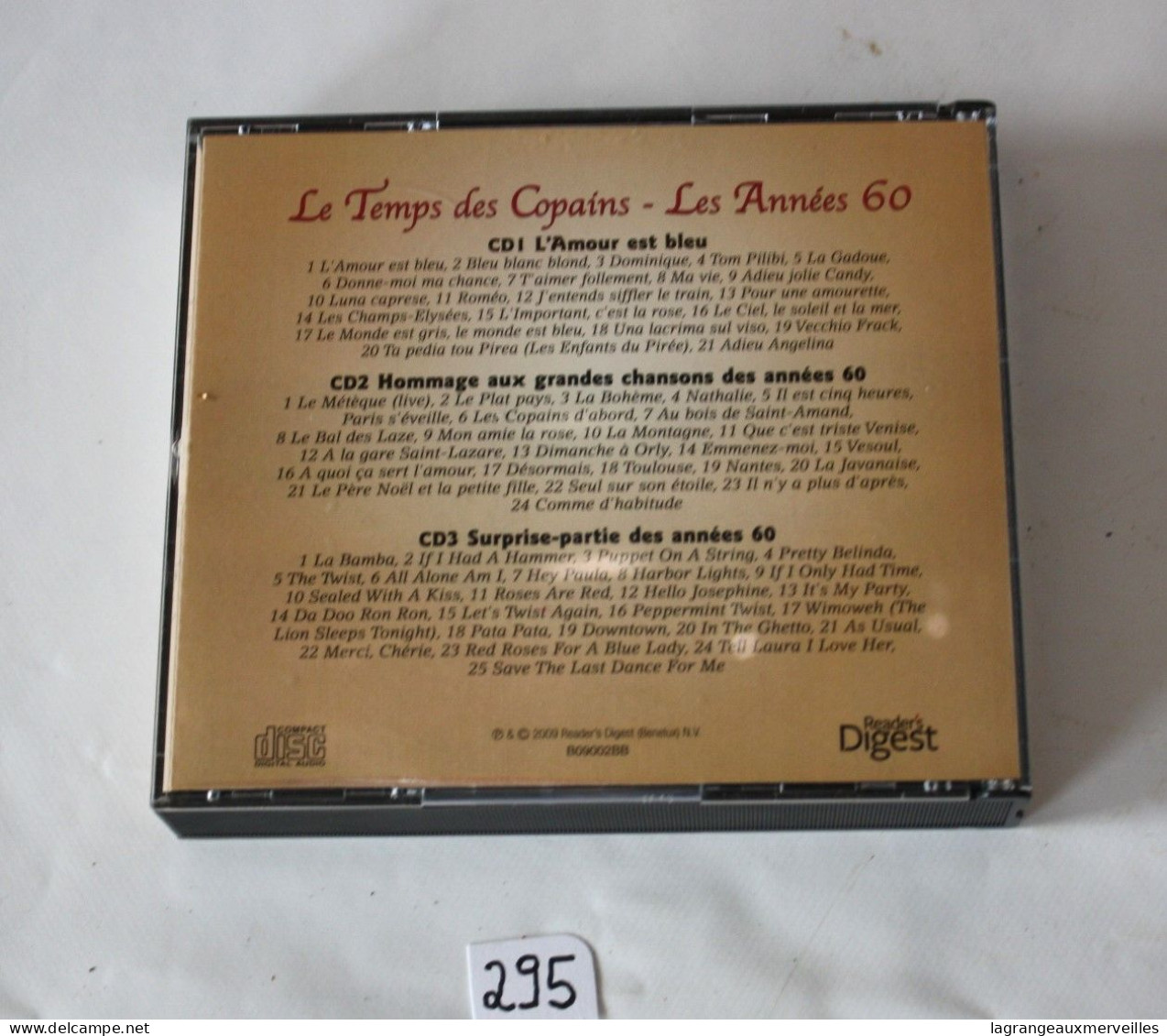 C295 CD - Les Temps Des Copains - Les Années 1960 - Comedy