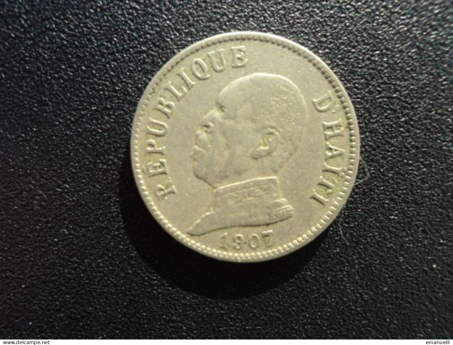 RÉPUBLIQUE D' HAÏTI * : 20 CENTIMES   1907 (w)   KM 55     TTB - Haití