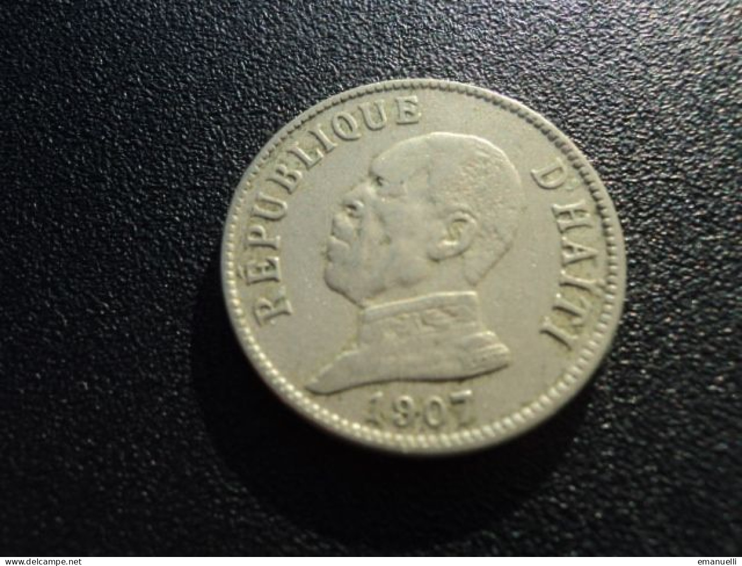 RÉPUBLIQUE D' HAÏTI * : 20 CENTIMES   1907 (w)   KM 55     TTB - Haití