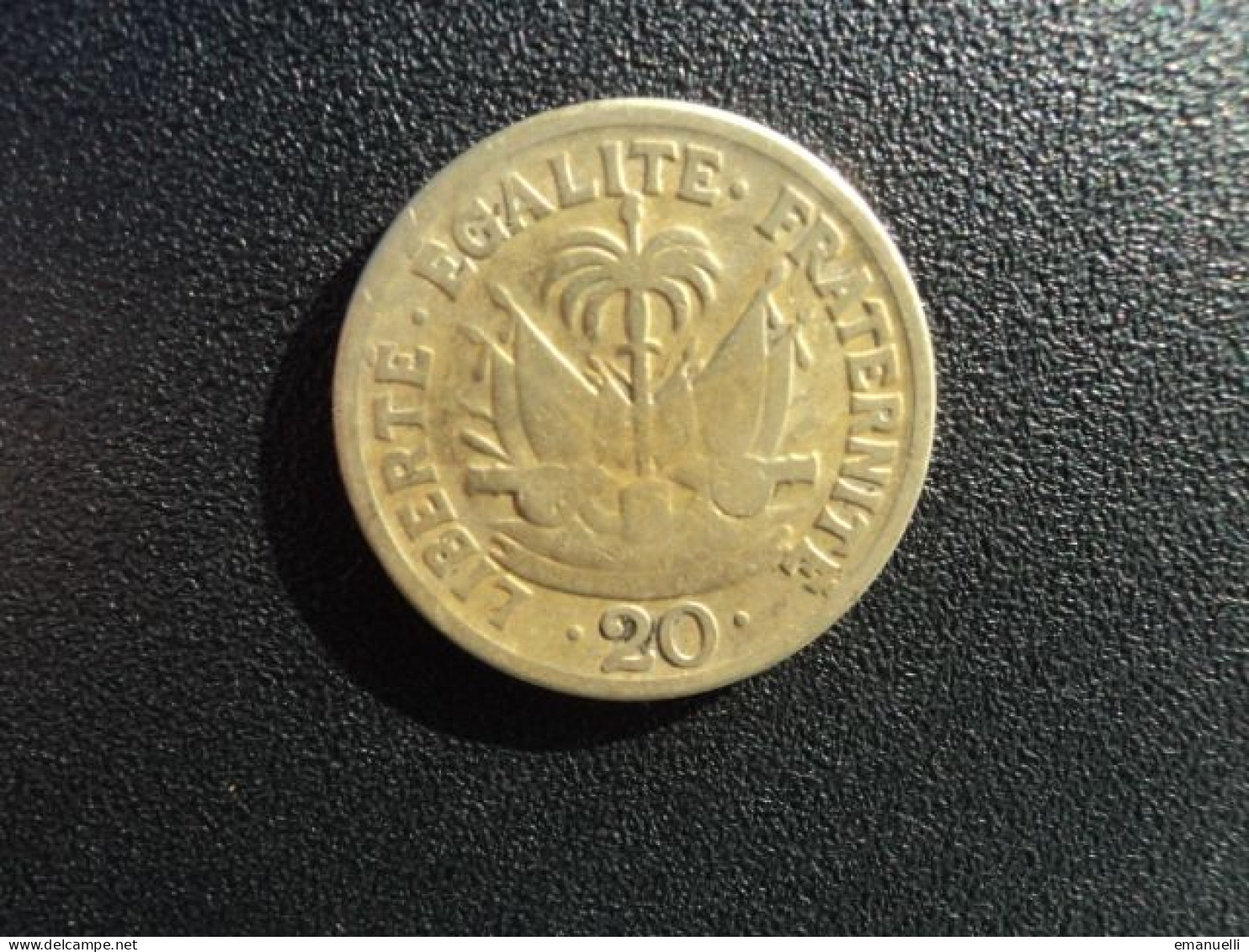 RÉPUBLIQUE D' HAÏTI * : 20 CENTIMES   1956 (p)  KM 61     B+ ** - Haití