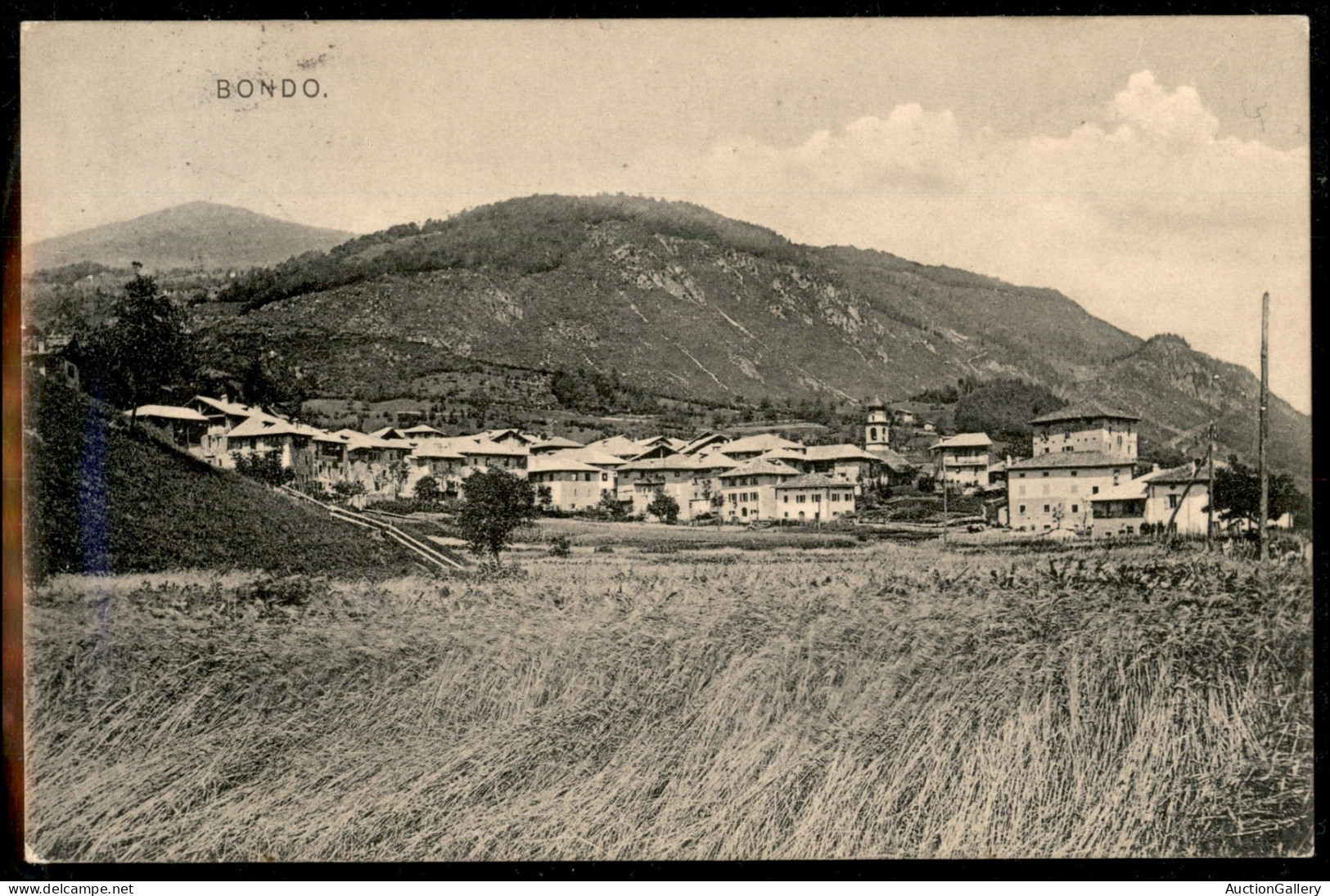 Antichi Stati Italiani - Lombardo Veneto - Territori Italiani D'Austria - Bondo (P.ti 7) - Cartolina (panoramica Fotogra - Otros & Sin Clasificación