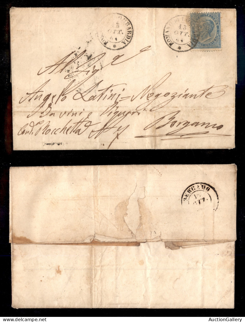 Antichi Stati Italiani - Lombardo Veneto - Territori Italiani D'Austria - Romano Di Lombardia (P.ti 3) - 15 Cent (L18 -  - Other & Unclassified