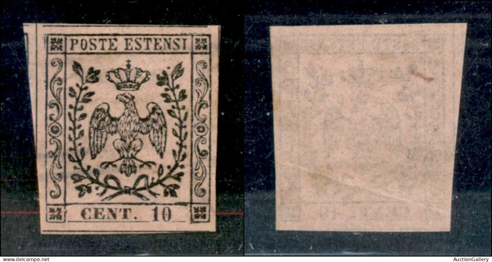Antichi Stati Italiani - Modena - 1852 - 10 Cent (2) Usato (125) - Andere & Zonder Classificatie