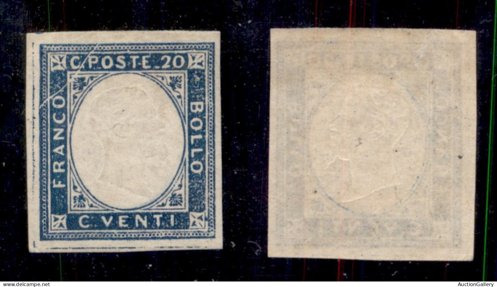 Antichi Stati Italiani - Napoli - Province Napoletane - 1861 - Province Napoletane - Non Emessi - 20 Cent (3) Gomma Orig - Other & Unclassified