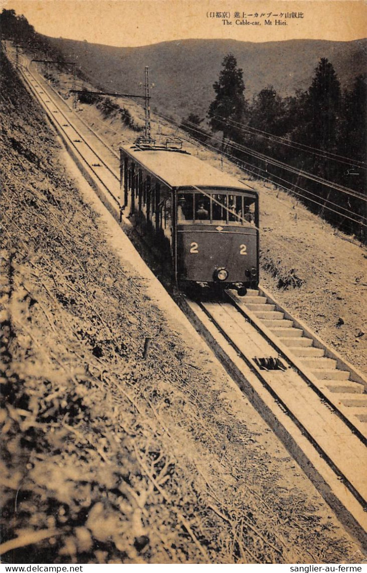 CPA JAPON / THE CABLE CAR OF Mt HIEI / TRAIN / JAPAN - Sonstige & Ohne Zuordnung