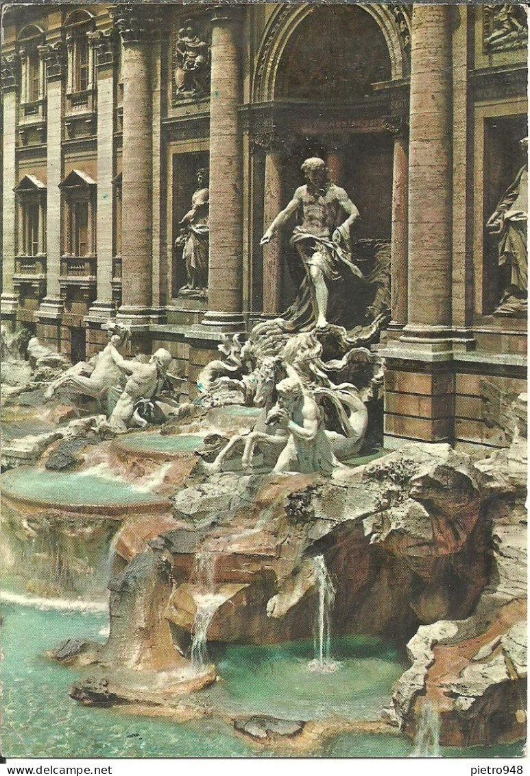 Roma (Lazio) Fontana Di Trevi, Particolare, Trevi's Fountain, Detail, Fontaine De Trevi, Detail - Fontana Di Trevi