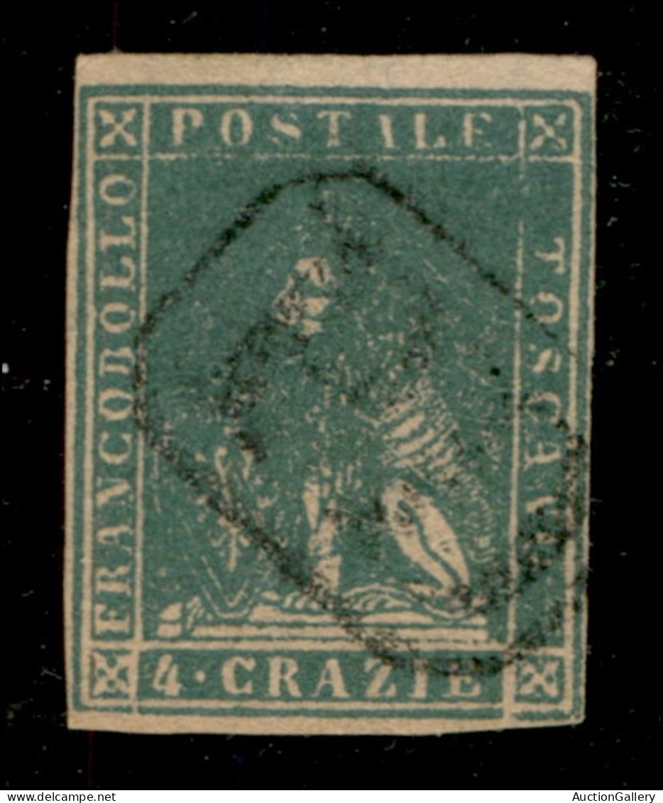 Antichi Stati Italiani - Toscana - 1857 - PD - 4 Crazie (14) Usato (300+) - Otros & Sin Clasificación