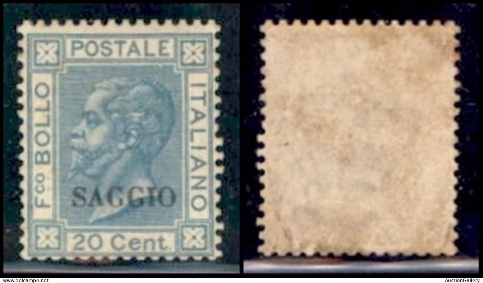 Regno - Vittorio Emanuele II - 1866 - Saggio - 20 Cent (26) - Gomma Originale (260) - Autres & Non Classés