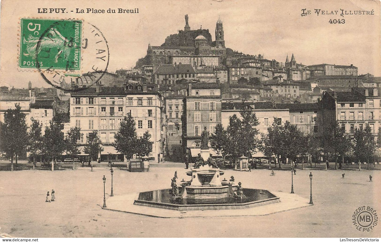 FRANCE - Le Puy - La Place Du Breuil - Animé - Le Velay Illustré - Carte Postale Ancienne - Le Puy En Velay