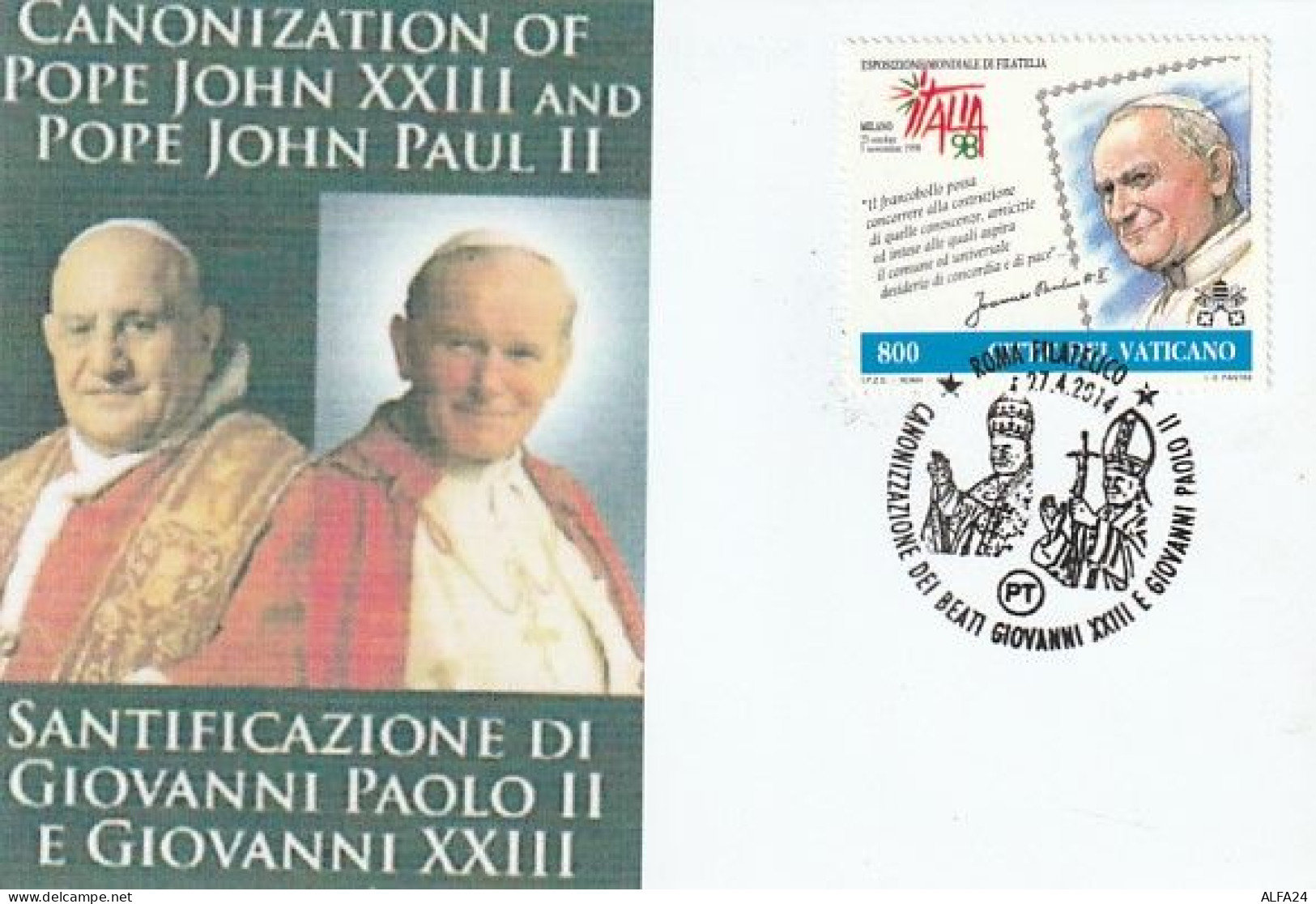 MAXIMUM CARD PAPA 2014 VATICANO (MCX251 - Maximumkarten (MC)